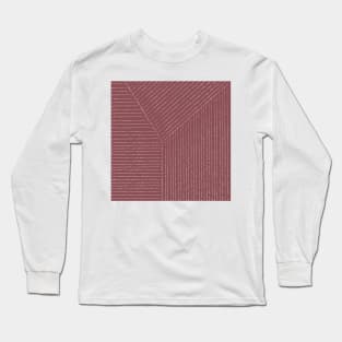 Lines (Berry) Long Sleeve T-Shirt
